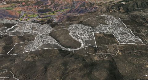 View looking west above Old Wagon Road area down on Rancho San Pasqual and Rancho Vistamonte
