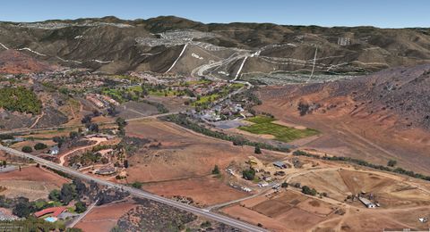 View looking northeast from Rockwood Road overlooking San Pasqual Union Elementary School